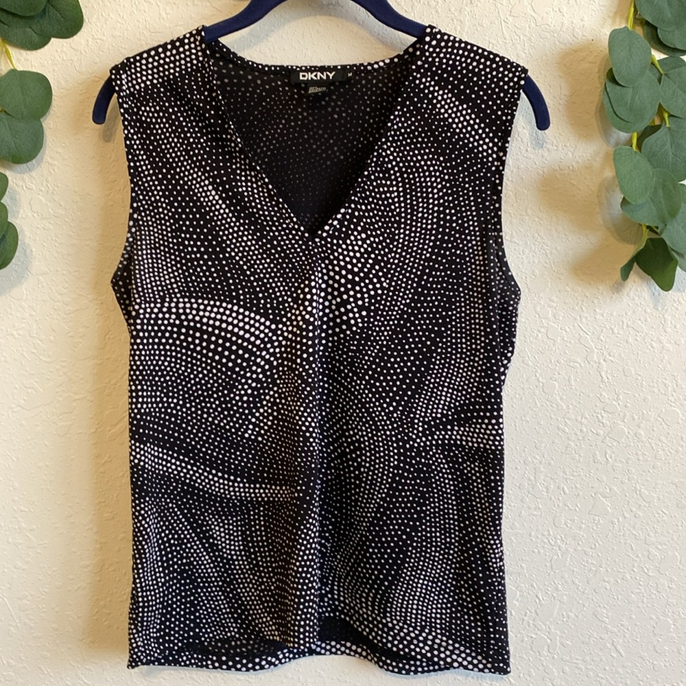 Vintage 90s DKNY Polka-Dot Tank Top✨